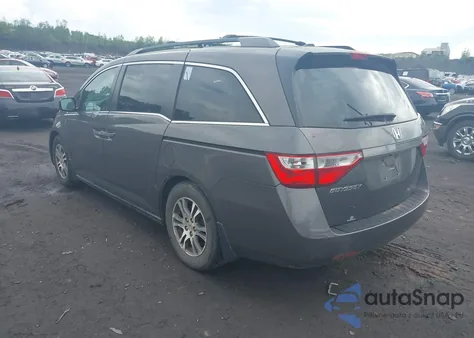 2012 Honda Odyssey Ex-L из США, поврежденный, VIN 5FNRL5H62CB102068